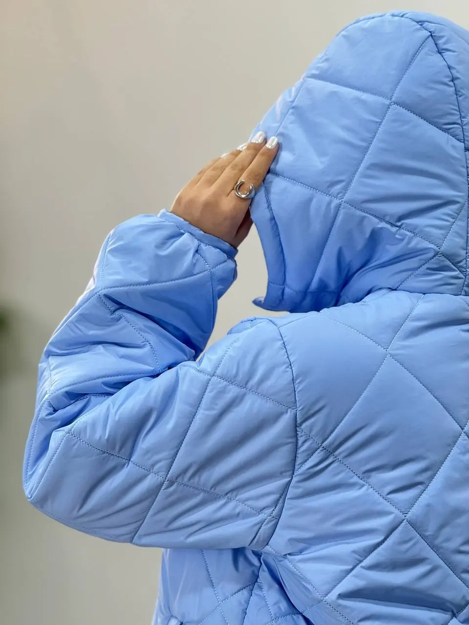 کاپشن زنانه کلاهدار هلیا